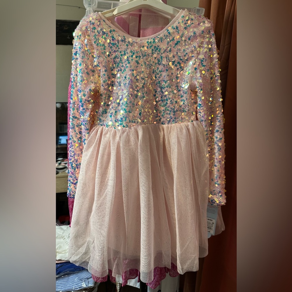 Cat and jack girls pink dress - Picture 1 of 3